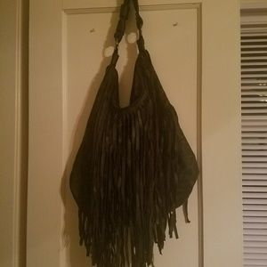 Kardashian boho fringe bag